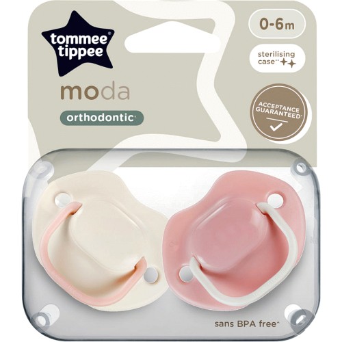 Tommee Tippee - Moda pacifier 0-6 months - Pink