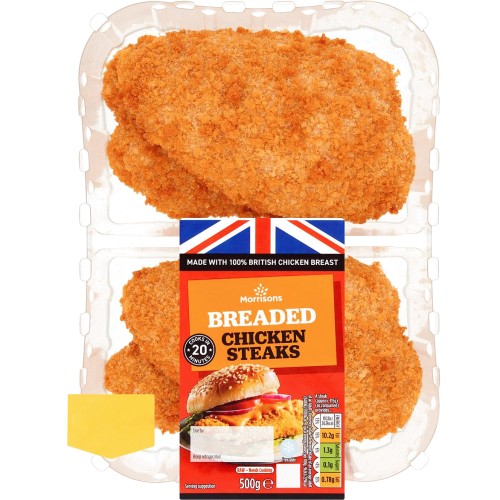 ASDA 4 Breaded Chicken Steaks (500g) Compare Prices & Where To Buy