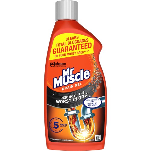 Mr Muscle Gel Sink & Drain Unblocker (500ml) Compare Prices & Where To Buy Trolley.co.uk