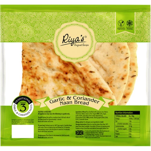 Riya's Original Recipe Premium Wholemeal Roti Indian Flat Bread (5 ...