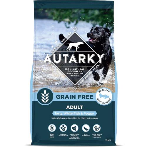 Adult Grain Free White Fish & Potato Dry Dog Food