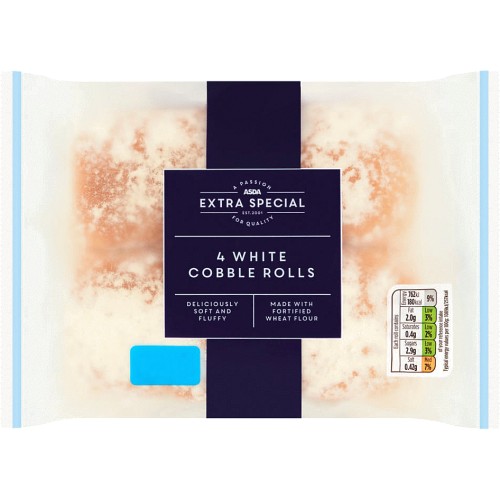 ASDA Extra Special 4 White Cobble Rolls (4) Compare Prices & Where To
