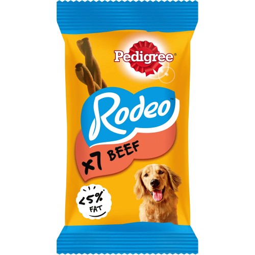 Rodeo Adult Dog Treats Beef 7 Sticks