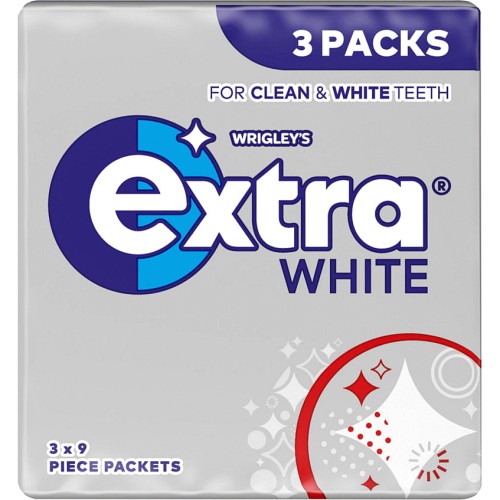 Airwaves Menthol & Eucalyptus Sugarfree Chewing Gum Multipack 3 x 9 Pieces, Chewing Gum & Mints