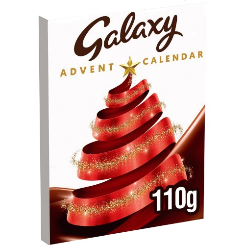 Galaxy Smooth Milk Chocolate Christmas Advent Calendar (110g)