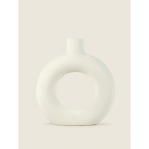 Home Large White Donut Vase Compare Prices & Where To Buy