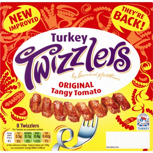 8 Original Tangy Tomato Turkey Twizzlers
