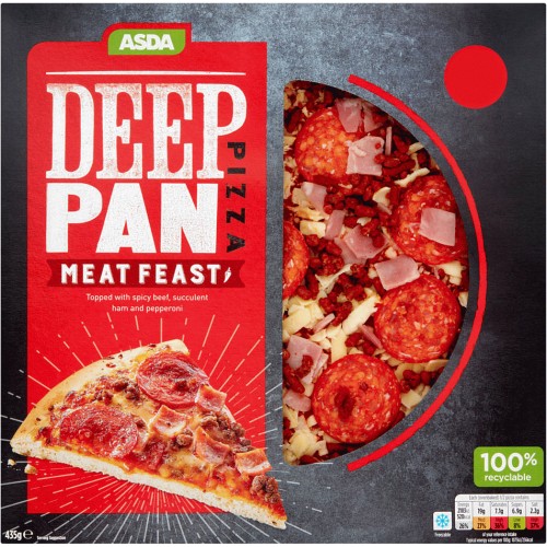ASDA Deep Pan Meat Feast Pizza (435g) Compare Prices & Where To Buy