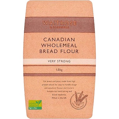Waitrose Stoneground Bread Wholemeal Flour