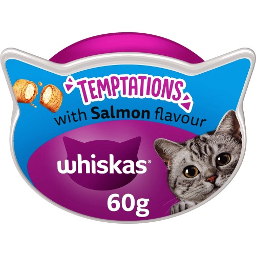 Temptations Adult Cat Treat Biscuits with Salmon