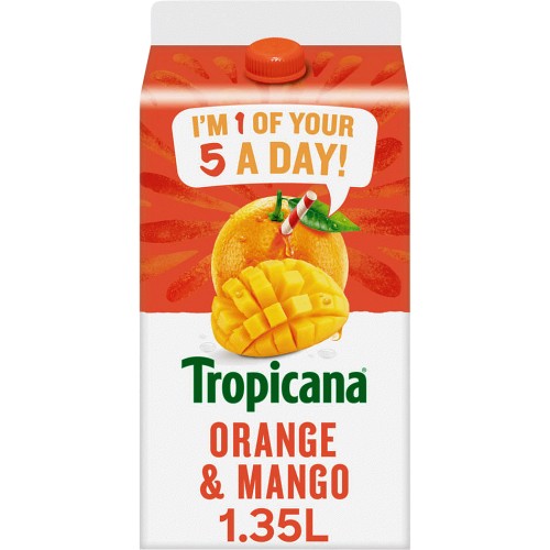 Tropicana Orange & Mango Juice (1350ml) Compare Prices Trolley.co.uk