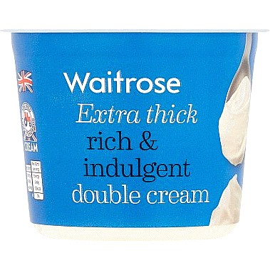 Waitrose Extra Thick Double Cream