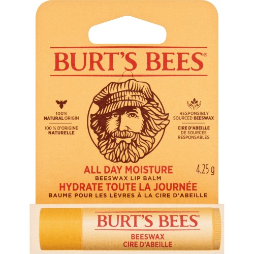 Burt's Bees 100% Natural Lip Balm Beeswax