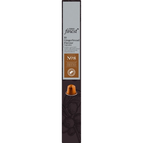 Tesco Finest 10 Gingerbread Flavour Coffee Capsules 54g Compare Prices Where To Buy Trolley