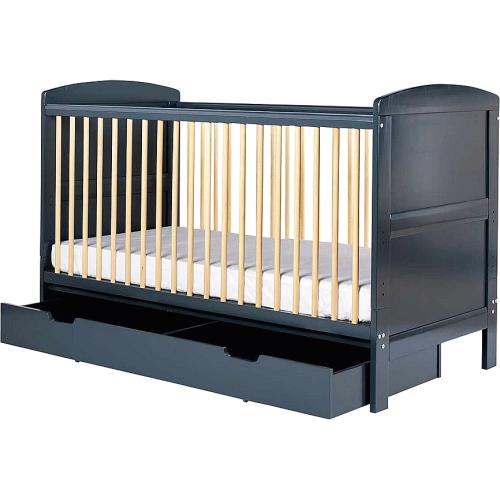 Ickle Bubba Coleby Classic Cot Bed Under Drawer and Deluxe Mattress