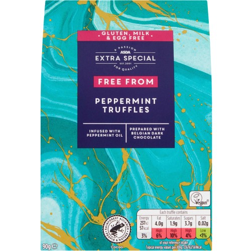 ASDA Free From Extra Special Free From Peppermint Truffles (90g