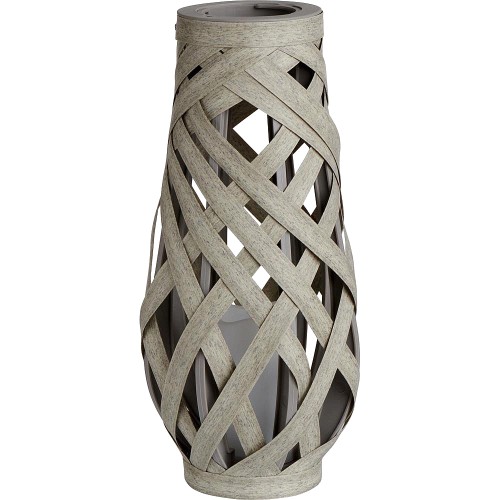 Wilko Garden Yellow Solar Wicker Effect Floor Lantern Compare