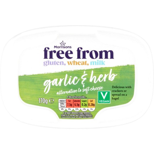 Free From Garlic & Herb Soft Cheese