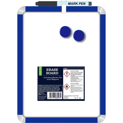 Magnetic Dry Erase Board 8.5 x 11 with Magnetic Dry Erase Board Eraser 