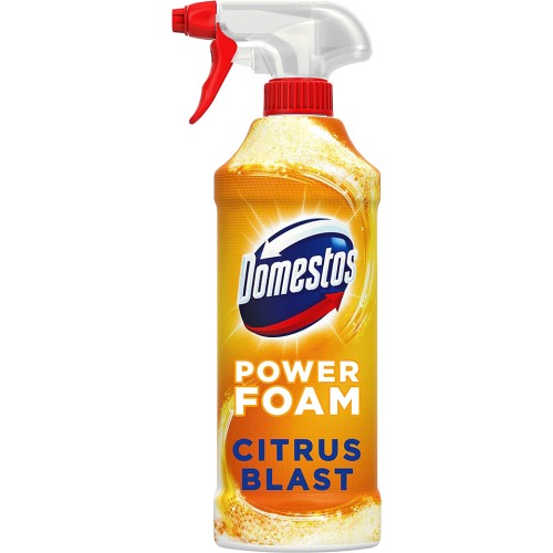 Domestos Power Foam Citrus Blast Toilet and Bathroom Cleaner (450ml