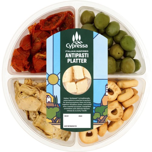 Cypressa Italian Inspired Antipasti Platter (362g) Compare Prices