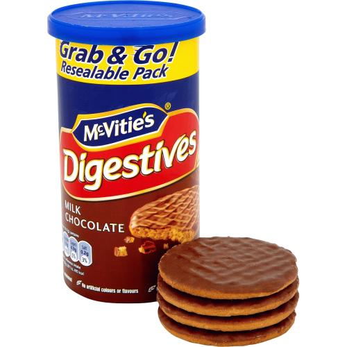 McVitie's Milk Chocolate Digestives Tube (200g) Compare Prices