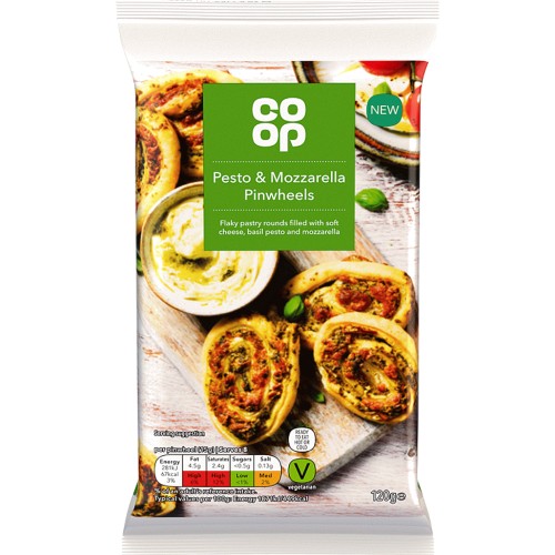 Coop Pesto & Mozzarella Pinwheels (120g) Compare Prices & Where To