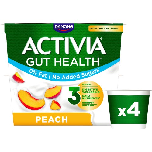 Peach No Added Sugar Gut Health Yogurt