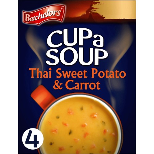 Batchelors Cup A Soup Thai Sweet Potato & Carrot Sachets (4 x 86g