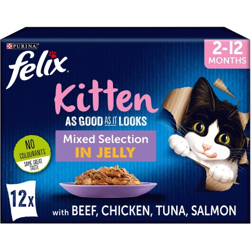 As Good As It Looks Kitten Cat Food Mixed In Jelly