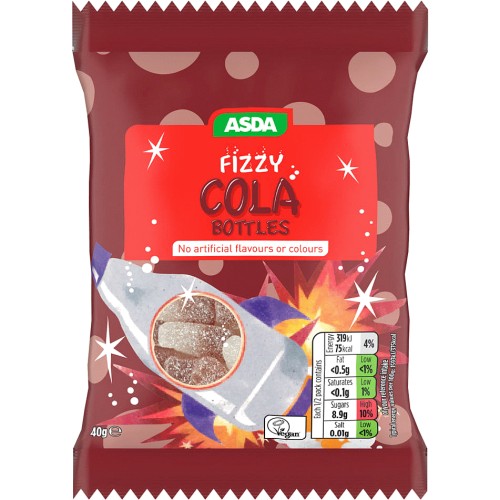 ASDA Fizzy Cola Bottles (40g) Compare Prices & Where To Buy Trolley
