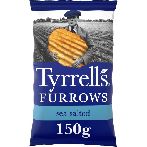 furrows sea salted crisps