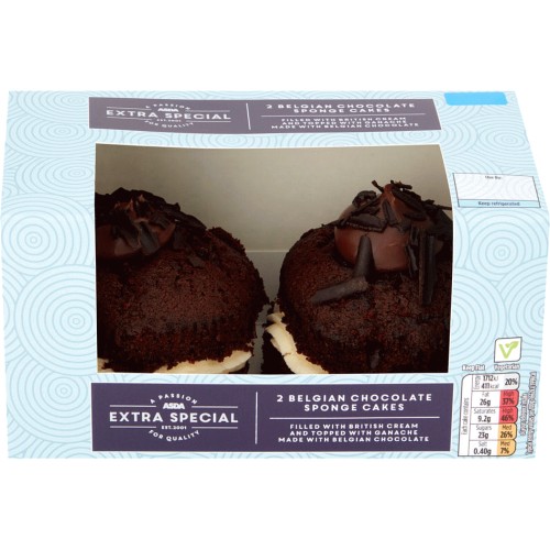 ASDA Extra Special Chocolate Ganache Desserts (2 x 55g) Compare