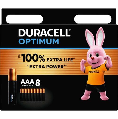 Duracell Optimum AAA Batteries (8)
