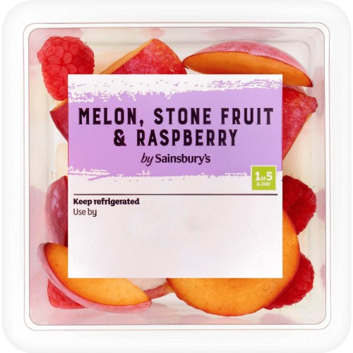 Sainsbury's Melon Stone Fruit& Raspberry (220g) Compare Prices