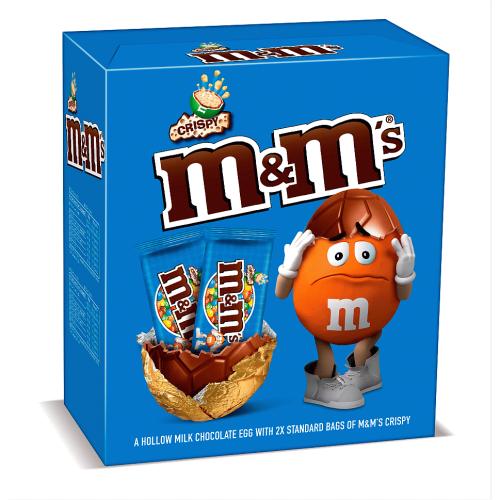 M&M's Crispy Chocolate Large Easter Egg 250G - Tesco Groceries