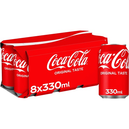 Coca-Cola Original Taste (8 x 330ml)