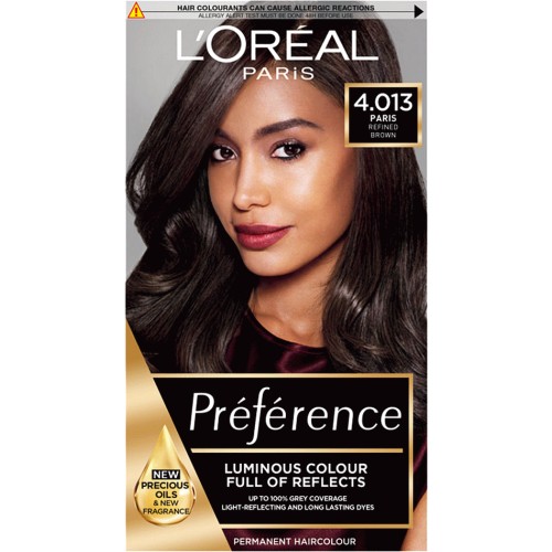 L'Oreal Preference Infinia  Paris Natural Dark Brown Hair Dye - Compare  Prices & Where To Buy 