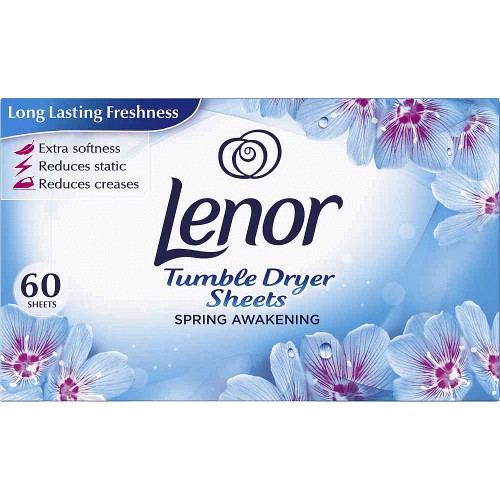 Lenor Spring Awakening Fabric Tumble Dryer Sheets (60) Compare Prices