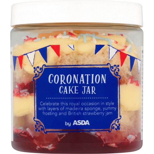 ASDA Coronation Madeira Sponge Cake Jar Compare Prices & Where To Buy Trolley.co.uk