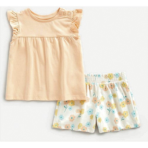 Mothercare Floral Blouse and Shorts Set