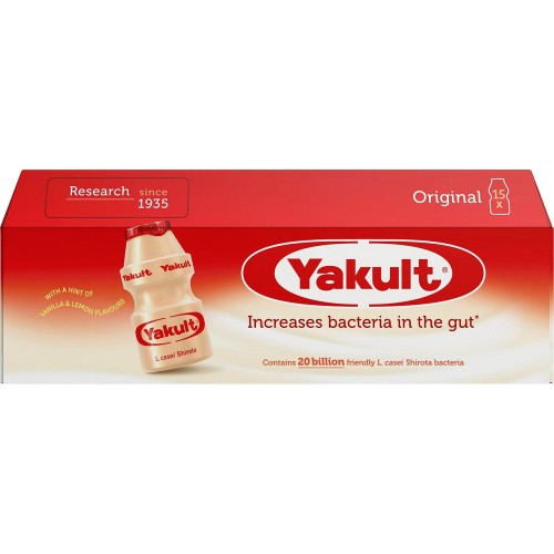 Yakult 0% Fat Yogurt Drink (15 x 65ml)