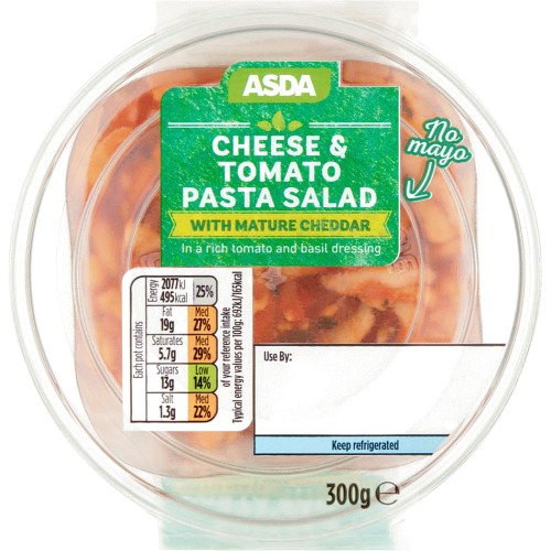 ASDA Cheese & Tomato Pasta Salad Compare Prices & Where To Buy Trolley.co.uk