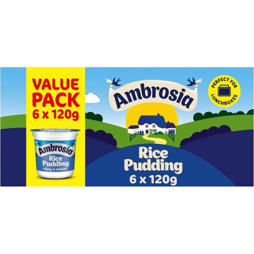Ambrosia Rice Pudding (6 x 120g)
