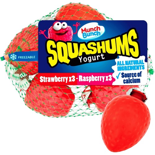 Raspberry & Strawberry Squashums