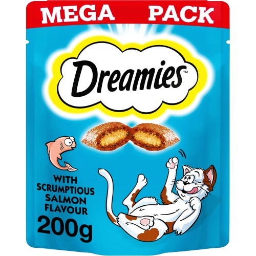 Dreamies Cat Treats With Salmon Mega Pack