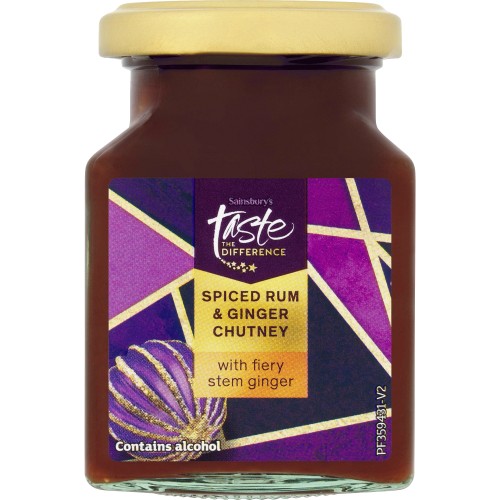 Sainsbury's Spiced Rum & Ginger Chutney Taste the Difference (200g