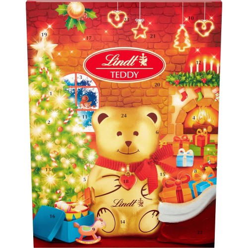 Lindt Teddy Milk Chocolate Advent Calendar (172g)