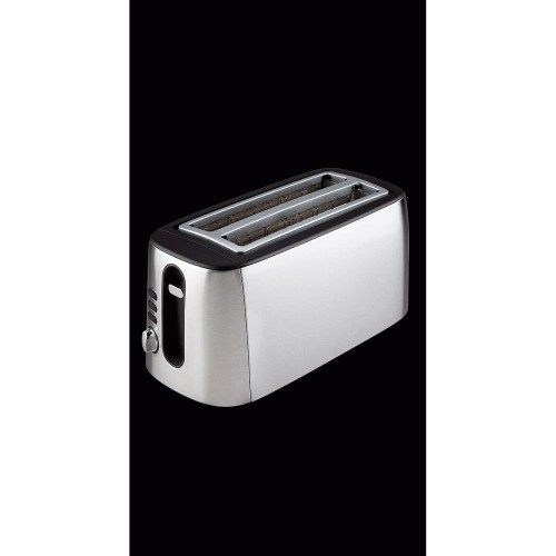 Swan 4 Slice Long Slot Toaster - Grey