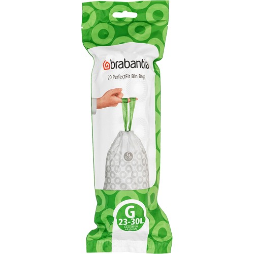 Brabantia Smartfix Bin Liners, Size B, 5 Litre, 60 Bag Dispenser Pack